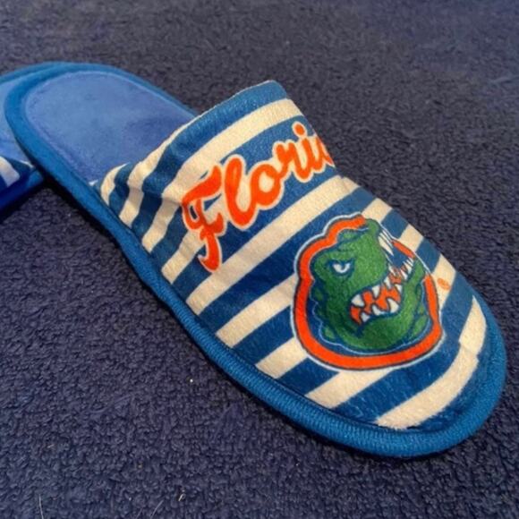 Forever University Of Florida Gators Women's LG Striped Logo Scuff Slippers - Picture 3 of 6